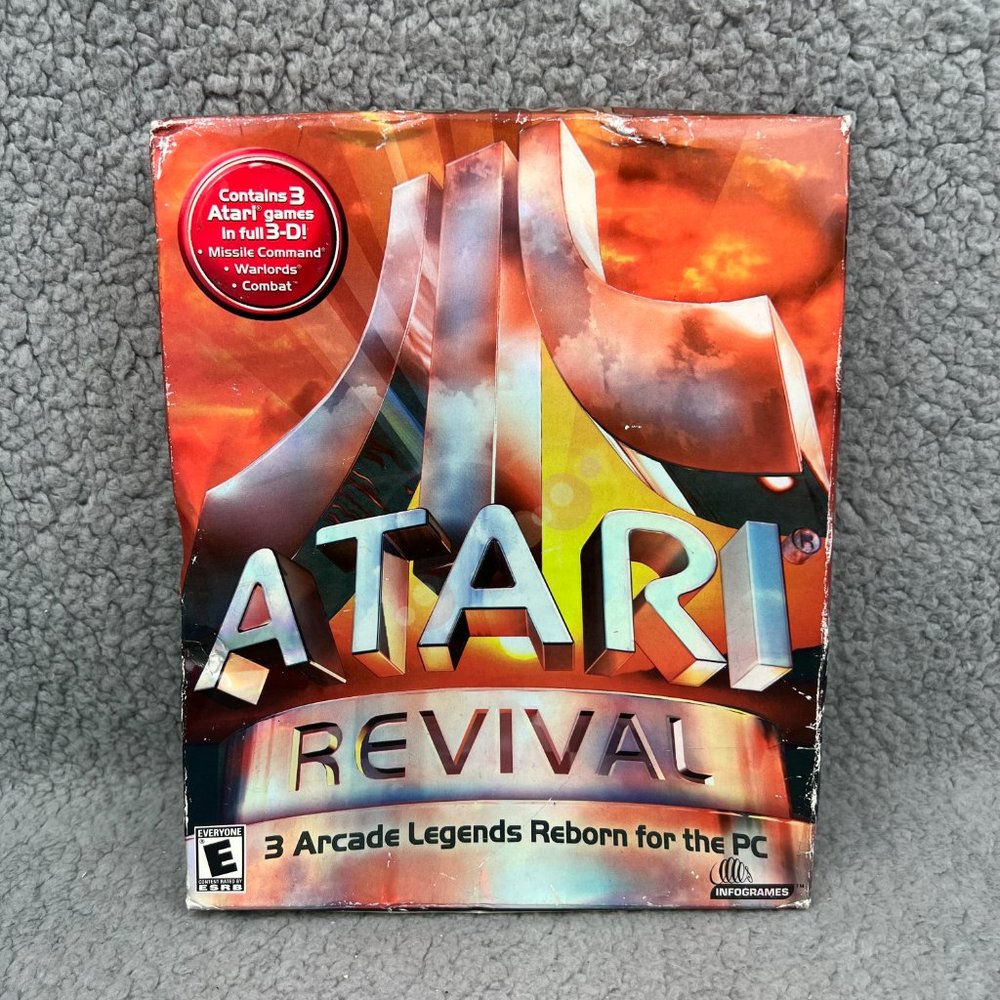 Atari Revival PC Games 3 Arcade Legends Reborn Missile Command Combat Warlords